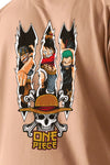 fanideaz Mens Half Sleeve Oversized OnePiece Printed Cotton Tshirt