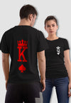 fanideaz Branded Cotton Matching Printed Couples Combo T-Shirt