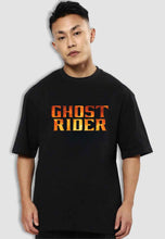 Load image into Gallery viewer, fanideaz Mens Half Sleeve Oversized Ghost Rider Printed Cotton Tshirt
