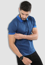 Load image into Gallery viewer, fanideaz Men’s Cotton Half Sleeve Striped Polo T-Shirts
