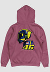 fanideaz Mens Cotton Graphic VR 46 Printed Hooded Sweatshrits for Men