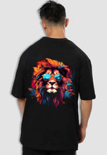 Load image into Gallery viewer, fanideaz Mens Half Sleeve Oversized The King Printed Cotton Tshirt
