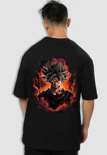 Load image into Gallery viewer, fanideaz Mens Half Sleeve Oversized Super Saiyan Printed Cotton Tshirt
