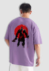 fanideaz Mens Half Sleeve Oversized God of WAR Printed Cotton Tshirt