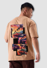 Load image into Gallery viewer, fanideaz Mens Half Sleeve Oversized GTA Printed Cotton Tshirt
