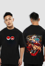 Load image into Gallery viewer, fanideaz Mens Custom Anime Oversized Half Sleeve Printed Anime Combo 3 Cotton T-Shirt
