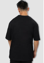 Load image into Gallery viewer, fanideaz Mens Half Sleeve Oversized Dark Cat Printed Cotton Tshirt