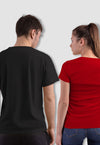 fanideaz Branded Cotton Matching Printed Couples Combo T-Shirt