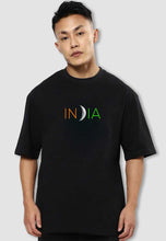 Load image into Gallery viewer, fanideaz Mens Half Sleeve Oversized ISRO Printed Cotton Tshirt