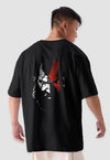 fanideaz Mens Half Sleeve Oversized God of WAR Printed Cotton Tshirt