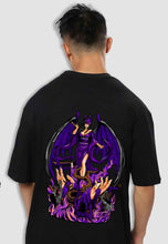 Load image into Gallery viewer, fanideaz Mens Half Sleeve Oversized Anime Printed Cotton Tshirt
