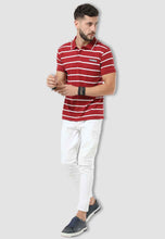 Load image into Gallery viewer, fanideaz Mens Cotton Half Sleeve Branded Polo T Shirt with Collar
