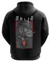 fanideaz Mens Cotton Graphic MAFIA Printed Hooded Sweatshrits for Men