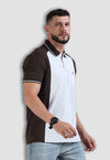 fanideaz Mens Half Sleeve Cotton Cut and Sew Branded Polo T-Shirt for Mens