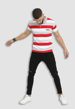 Load image into Gallery viewer, fanideaz Mens Cotton Half Sleeve Branded Polo T Shirt with Collar
