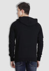 fanideaz Rich Cotton Sweatshirt Classic Black Henley Button Hoodies for Men Stylish