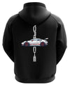 fanideaz Mens Cotton Graphic Porsche Printed Hooded Sweatshrits for Men