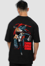 Load image into Gallery viewer, fanideaz Mens Half Sleeve Oversized Anime Printed Cotton Tshirt
