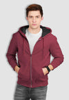fanideaz Men's Cotton Hooded Sweatshirt with Zip