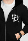 fanideaz Mens Cotton Graphic Dean ambrose Printed Zip Hooded Sweatshrits for Men
