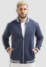 Load image into Gallery viewer, fanideaz Men’s Full Sleeve Cotton Stylish Bomber Jacket With Side Pockets