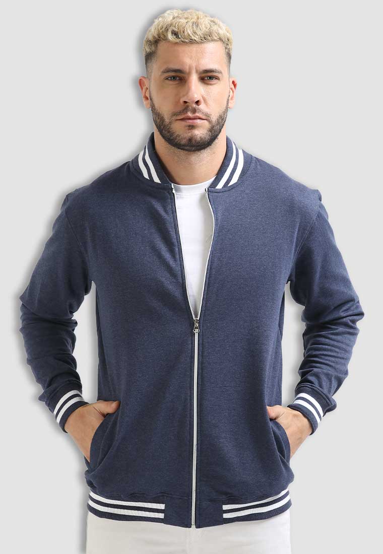 fanideaz Men's Full Sleeve Cotton Stylish Bomber Jacket With