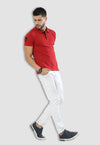 fanideaz Mens Cotton Half Sleeve Solid Combo 2 Polo T Shirt with Collar
