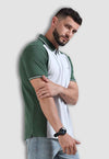 fanideaz Mens Half Sleeve Cotton Cut and Sew Branded Polo T-Shirt for Mens