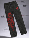 fanideaz Mens  Acidwash Cotton Baggy Trackpant for Men