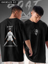 fanideaz mens Oversize tshirt drop shoulder Football 5
