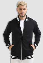 Load image into Gallery viewer, fanideaz Men’s Full Sleeve Cotton Stylish Bomber Jacket With Side Pockets