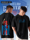 KL Rahul DC IPL Limited Edition Oversized Tee – Unisex | Cotton | Fanideaz Exclusive