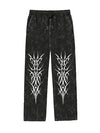 fanideaz Mens  Acidwash Cotton Baggy Trackpant for Men