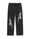 fanideaz Mens  Acidwash Cotton Baggy Trackpant for Men