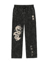 fanideaz Mens  Acidwash Cotton Baggy Trackpant for Men