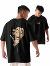 fanideaz mens Oversize tshirt drop shoulder  Money Heist