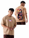 fanideaz mens Oversize tshirt drop shoulder GTA