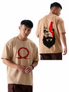 fanideaz mens Oversize tshirt drop shoulder God Of War 2