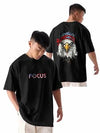 fanideaz mens Oversize tshirt drop shoulder Focus