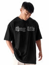 fanideaz mens Oversize tshirt drop shoulder Thug Life
