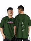 fanideaz mens Oversize tshirt drop shoulder Good Vibe