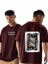 fanideaz mens Oversize tshirt drop shoulder Up Side Down