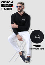 Load image into Gallery viewer, Signature Henley Printed T-Shirt
