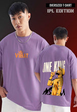 Load image into Gallery viewer, Virat Kohli IPL Limited Edition Oversized Tee – Unisex | Cotton | Fanideaz Exclusive ❤️🔥🏏
