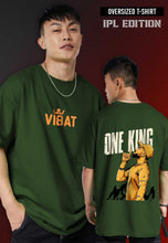Load image into Gallery viewer, Virat Kohli IPL Limited Edition Oversized Tee – Unisex | Cotton | Fanideaz Exclusive ❤️🔥🏏
