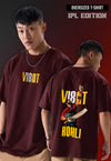 Virat Kohli IPL Limited Edition Oversized Tee – Unisex | Cotton | Fanideaz Exclusive ❤️🔥🏏