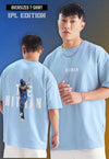 MI Rohit Sharma IPL Limited Edition Oversized Tee – Unisex | Cotton | Fanideaz Exclusive 🔵💥🏏