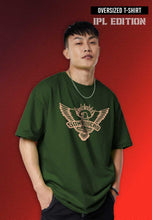 Load image into Gallery viewer, SRH IPL Limited Edition Oversized Tee – Unisex | Cotton | Fanideaz Exclusive 🧡🏏🔥
