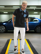 Load image into Gallery viewer, fanideaz Men&#39;s Denim Collar Premium Polo T Shirt with Denim Pocket
