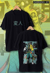 fanideaz Mens Half Sleeve Oversized Freak Printed Cotton Tshirt